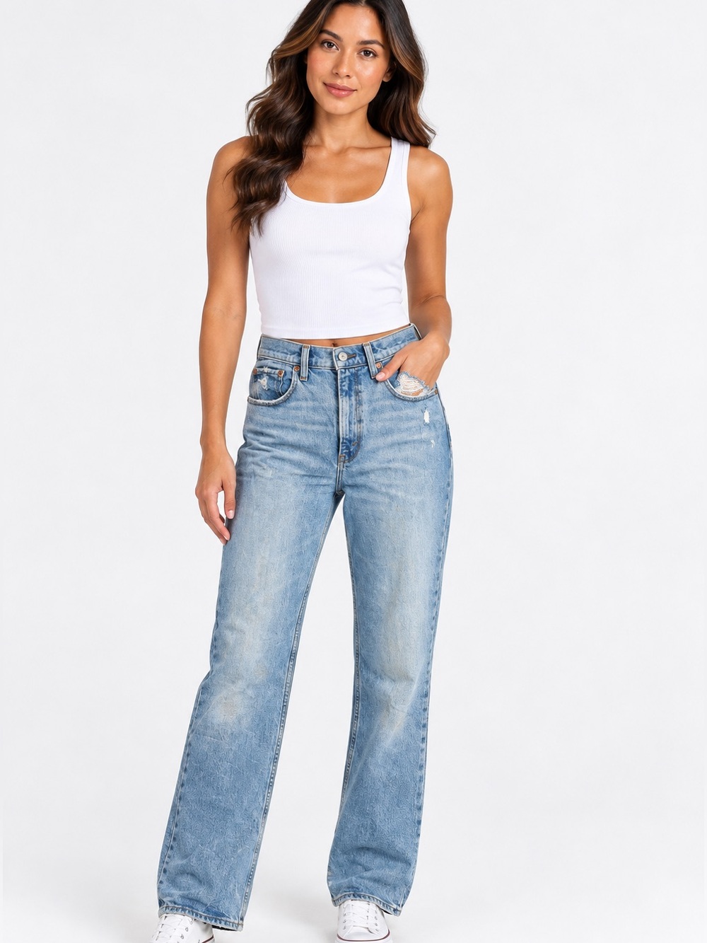 Abercrombie & Fitch The '70s Vintage Flare Ultra High Rise Jeans